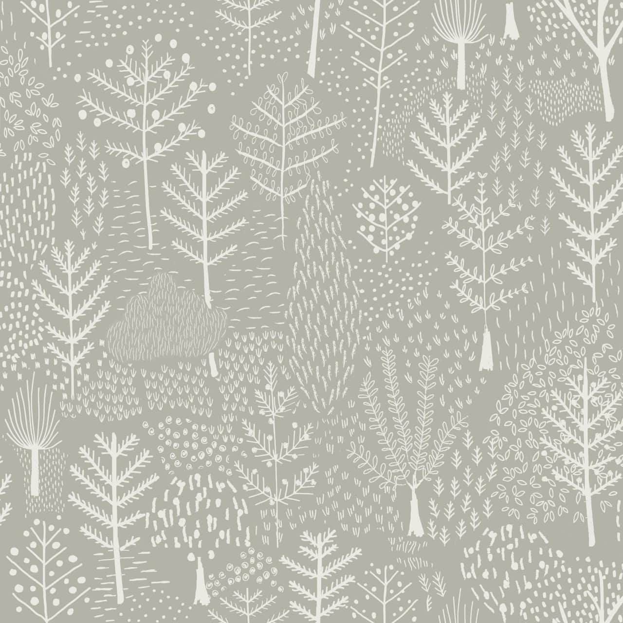 RoomMates Folklore Trees Peel & Stick Wallpaper